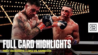 FULL CARD HIGHLIGHTS  Teófimo López vs George Kambosos Jr [upl. by Margalo]