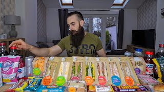 THE 10 TESCO MEAL DEAL CHALLENGE  BeardMeatsFood [upl. by Bokaj]