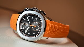 Patek Philippe Aquanaut Chronograph Reference 5968A [upl. by Attenrev406]