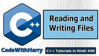 File IO in C Reading and Writing Files  C Tutorials for Beginners 60 [upl. by Anuait]