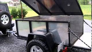 Homemade trailer and CVT tent update [upl. by Collum]