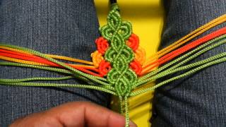 Sandalias hechas con macrame [upl. by Rramo]