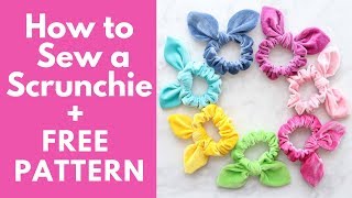 DIY How To Sew A Scrunchie 6 Different Ways [upl. by Colas]