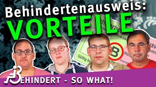 Die Vorteile mit Behindertenausweis  Behindert  So what [upl. by Atsillak]