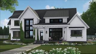 Architectural Designs Ultra Modern Farmhouse Plan 14669RK Virtual Tour [upl. by Ahsieat790]