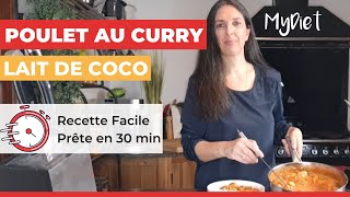 Poulet au curry et lait de coco [upl. by Laiceps406]