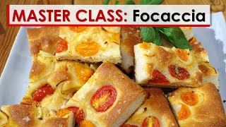 Lidias Master Class Focaccia Basics [upl. by Inhsor799]