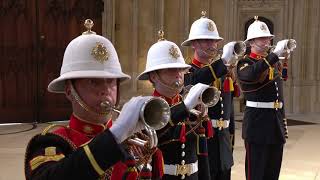 The Last Post played by the Royal Marines  Prince Philip Funeral Service [upl. by Engen]