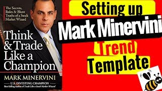 How to setup Mark Minervini Trend Template [upl. by Cirilla]