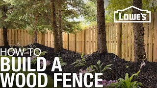 How to Build a Wood Fence [upl. by Gunn737]