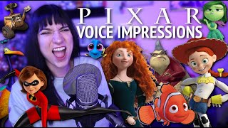 50 PIXAR Voice Impressions [upl. by Witt]