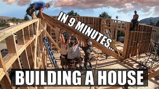 Building A House In 9 Minutes [upl. by Dorreg]