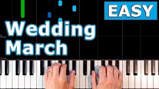 Mendelssohn  Wedding March  EASY Piano Tutorial [upl. by Gennaro]