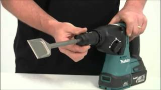 Makita BHR243Z SDS Brushless Rotary Hammer Drill In Action [upl. by Karp92]