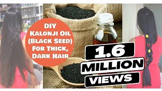 DIY Homemade Kalonji Black Seed Oil For Treating Baldness Grey White Hair ❤ Sushmitas Diaries❤ [upl. by Herzog]