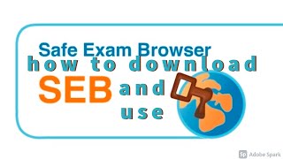 how to download and use SEB lite exam app or Browser [upl. by Atiekan799]