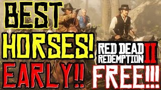 How To Get The RAREST amp HARDEST To Find Horse For FREE In Red Dead Redemption 2 RDR2 Best Horses [upl. by Nairadal497]