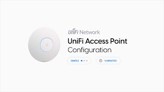 How to Configure Ubiquiti UniFi Access Point [upl. by Melania762]