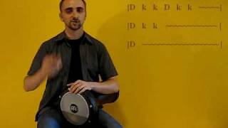 Darbuka Lesson 5  malfuf amp split hand technique B [upl. by Esirehc668]