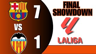 BARCELONA FC VS VALENCIA CF  LA LIGA  2025 [upl. by Gardol]