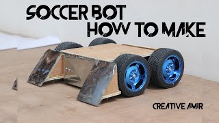 Soccer Bot how to make  DIY  Arduino  Robot  Robo football [upl. by Aurelio460]