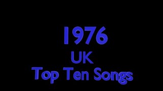 1976 UK Top Ten Songs [upl. by Reifinnej]