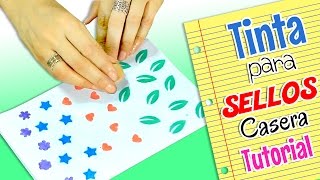 Tintas para Sellos Tintas para Scrapbook TUTORIAL [upl. by Ainigriv226]