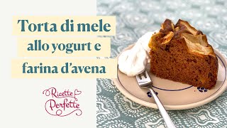 “Torta di mele vegan” allo yogurt e farina davena [upl. by Nigle]