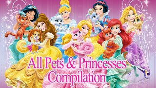 Disney Princess Palace Pets  All Pets amp Princesses Compilation NEW 2015 [upl. by Llerrad]