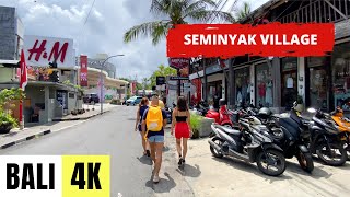 BALI INDONESIA 🇮🇩 4K Seminyak Village — Walking Tour [upl. by So]