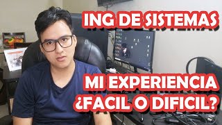 💪✅ Mi experiencia estudiando INGENIERIA DE SISTEMAS ¿FACIL O DIFICIL [upl. by Solohcin]