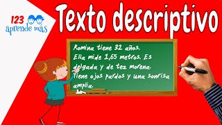 Descripción y texto descriptivo tipos ejemplos y recursos [upl. by Armbruster]