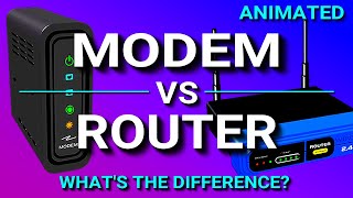 Modem vs Router  Whats the difference [upl. by Zandt640]