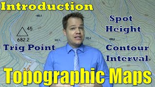 How to read a Topographic  Contour Map [upl. by Yraccaz]