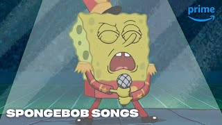 16 Nostalgic Spongebob Songs  Spongebob  Prime Video [upl. by Helga980]