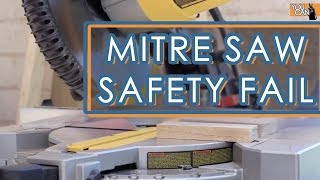 How NOT To Use A Mitre Saw [upl. by Alvan]