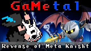 Revenge of Meta Knight Kirby Super Star  GaMetal [upl. by Llehsam339]