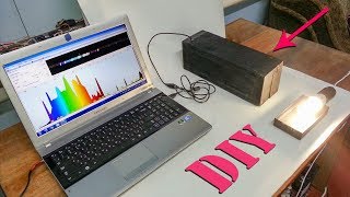 How to Make DIY Spectrometer  Optical spectrum analyzer  Light analysis [upl. by Erehpotsirhc736]