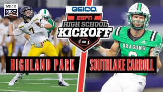 Highland Park TX vs Southlake Carroll TX Football  ESPN Broadcast Highlights [upl. by Gniliem]