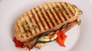 Grilled Veggie Panini Recipe  Laura Vitale  Laura in the Kitchen Episode 392 [upl. by Hamann798]