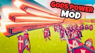 GODS POWER MOD  TABS MODDED GAMEPLAY [upl. by Tnomad]