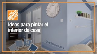 Ideas para pintar el interior de casa  Pintura  The Home Depot Mx [upl. by Alywt]