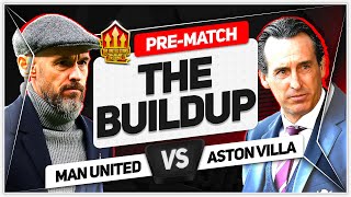 MAN UNITED vs ASTON VILLA Countdown To Kick Off [upl. by Maible]