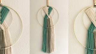 How to Make this Hoop and Yarn Wall Hanging with Craft Warehouse [upl. by Descombes]