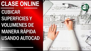 CUBICAR SUPERFICIES Y VOLUMEN DE MANERA RÁPIDA CON AUTOCAD [upl. by Aletsirc654]