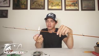 COMO REPARAR CAÑA DE PESCA FÁCIL Y RÁPIDO [upl. by Westhead139]