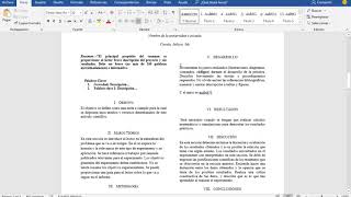 Como crear un articulo científico para proyectos o tareas WORD Nivel Ingeniería [upl. by Nonac]