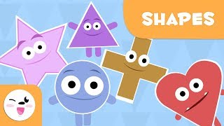 Geometric Shapes for kids  Preschool Vocabulary [upl. by Ajram552]