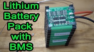 How to build an 18650 Lithium Battery Pack with BMS [upl. by Swaine]