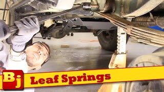 How To Install New Leaf Springs  Rough Country [upl. by Timon43]